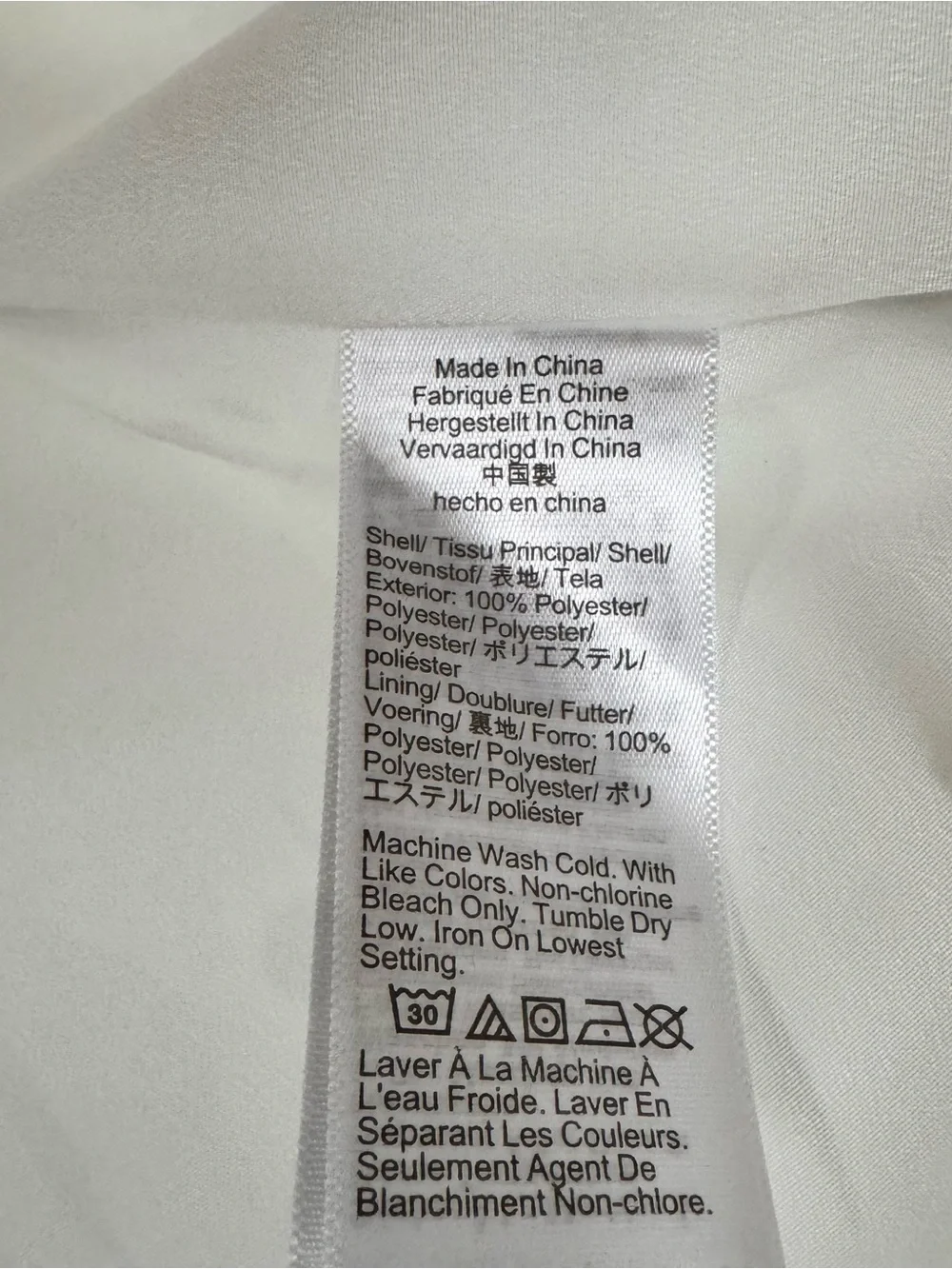 J. Crew lightweight cream